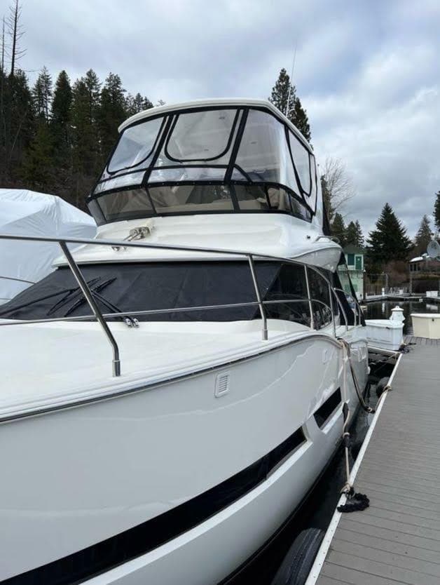 Boat engine detail work